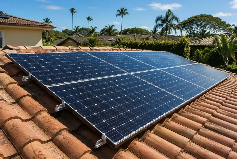 Installation de panneaux solaires à Ortaffa